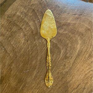 VTG Gold Electroplated Cheese Condiment Spreader Utensil